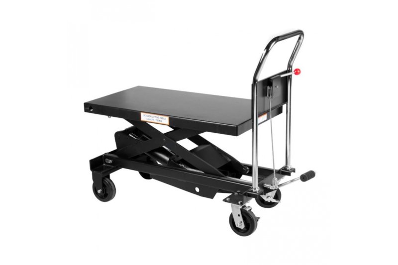 OPT-84075 Платформенная тележка с подъемным столом г/п 750кг. Optimus 