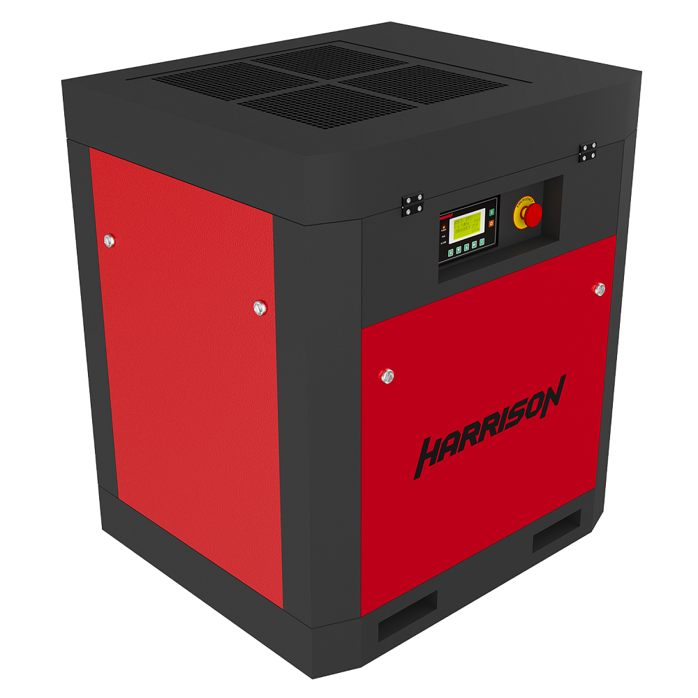 HRS-941500IP-23 Винтовой компрессор с ременным приводом Harrison: 1500 л/мин, 8 бар, 11 кВт