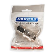 Штуцер мама с внутренней резьбой 1/4F, никелированная сталь, уп. 1шт