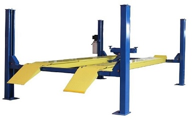 Подъемник четырехстоечный BRANN F4D-4, грузоподъемность 4т