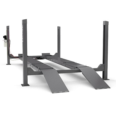 Подъемник четырехстоечный Launch TLT-440WF (с траверсой) Серый