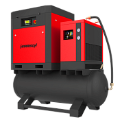 HRS-94750TD5 Винтовой компрессор с ресивером и осушителем Harrison: 750 л/мин, 8 бар, 5.5 кВт, 500 л