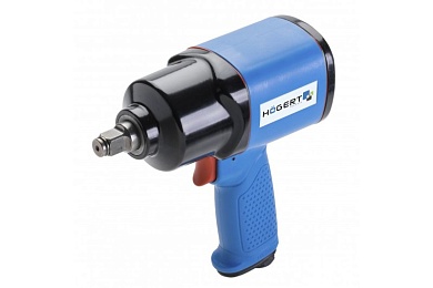 HOEGERT HT4R622 Гайковерт пневматический ударный 1/2", 610 Нм