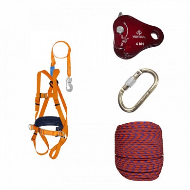 Страховочный комплект для фасадных работ в люльке Spider