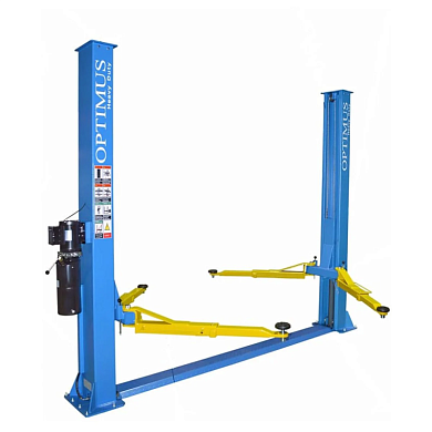 PL-OPT-4T/380 (Образец) Подъемник двухстоечный с нижн. синхр.4000 кг, двухст. разбл., 115-1845 мм, 3 OPTIMUS