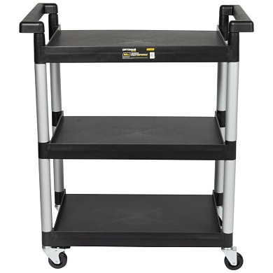 OPT-809D Тележка пластиковая, 3 полки OPTIMUS