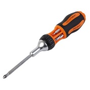 WDK-SR2007 Реверсивная отвертка с набором бит SL, PH, 7 предметов Wiederkraft