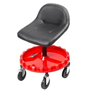 WDK-86019 Стул рабочий для автослесаря, детейлинга с лотком для инструмента