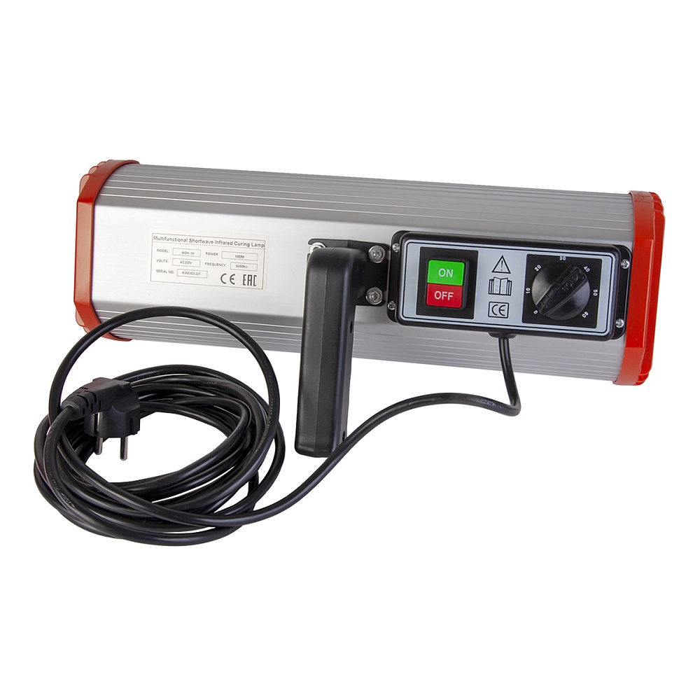 WDK-1H Однокассетная ИК сушка для ручного применения, 1 лампа