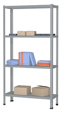 Стеллаж металлический ТС (2000х700х400) 4 полки Верстакофф