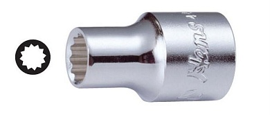 Торцевая головка 1/2", 4402M32, Hans