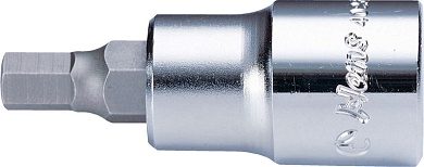 Торцевая головка короткая 1/4" HEX 6 мм, 2026M06, Hans