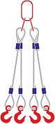 Строп канатный с 4 крюками 6,3Тх4,5М