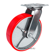 SCp 55 Большегрузная полиуретановая поворотная колесная опора д125 (VILS)
