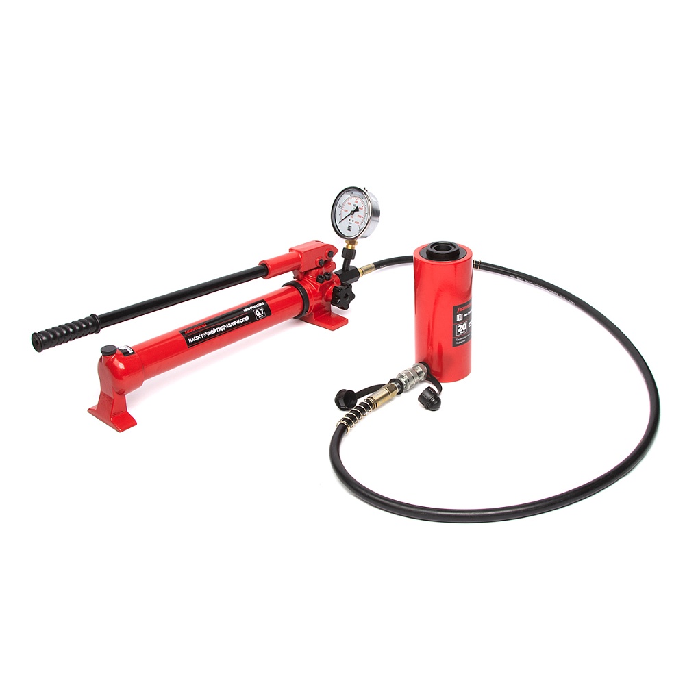 HRH-CY06020100 Гидравлический цилиндр (домкрат) с полым штоком, однополостной 20 т, ход 100 мм