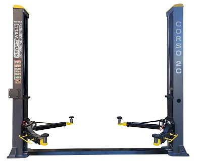 KraftWell CORSO 2C/220 Подъемник комплект г/п 4 т. с анкерами и проставками