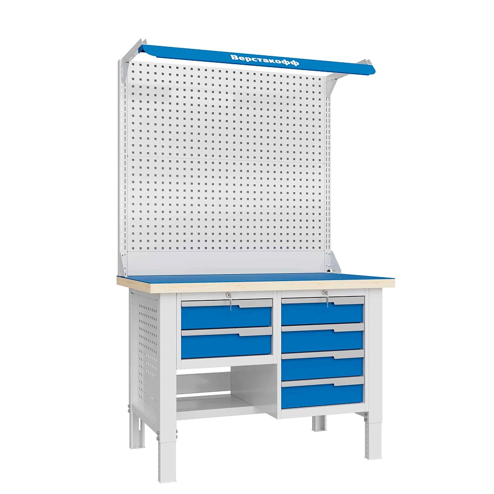 Верстак слесарный CTR 1232.S14.3-2F Верстакофф