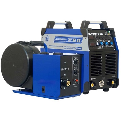 Инверторный сварочный полуавтомат AuroraPRO ULTIMATE 350 с закрытым подающим механизмом (MIG/MAG+MMA)